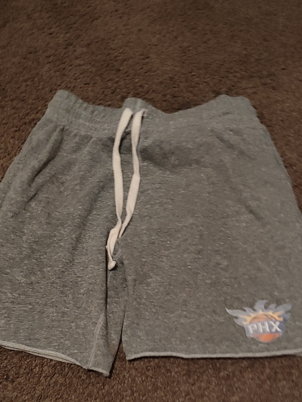 Gray Men's Drawstring Athletic Shorts - PHX Logo